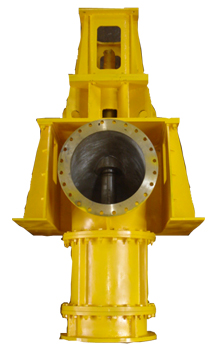 Pompa di flusso assiale orizzontale della struttura semplice, pompa di elica assiale centrifuga