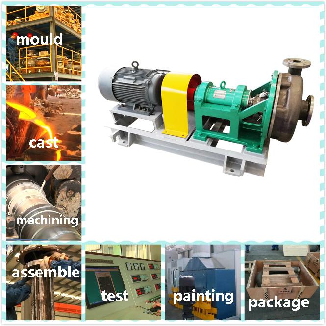 Pompe chimiche industriali resistenti abrasive con la guarnizione meccanica o la guarnizione di imballaggio